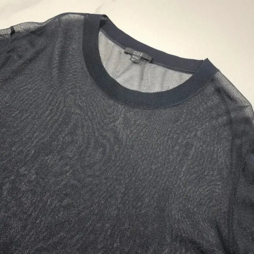 [BUNJANG] COS Sheer Short Sleeve Knit M / 코스 시스루 반팔 니트 M(~66)