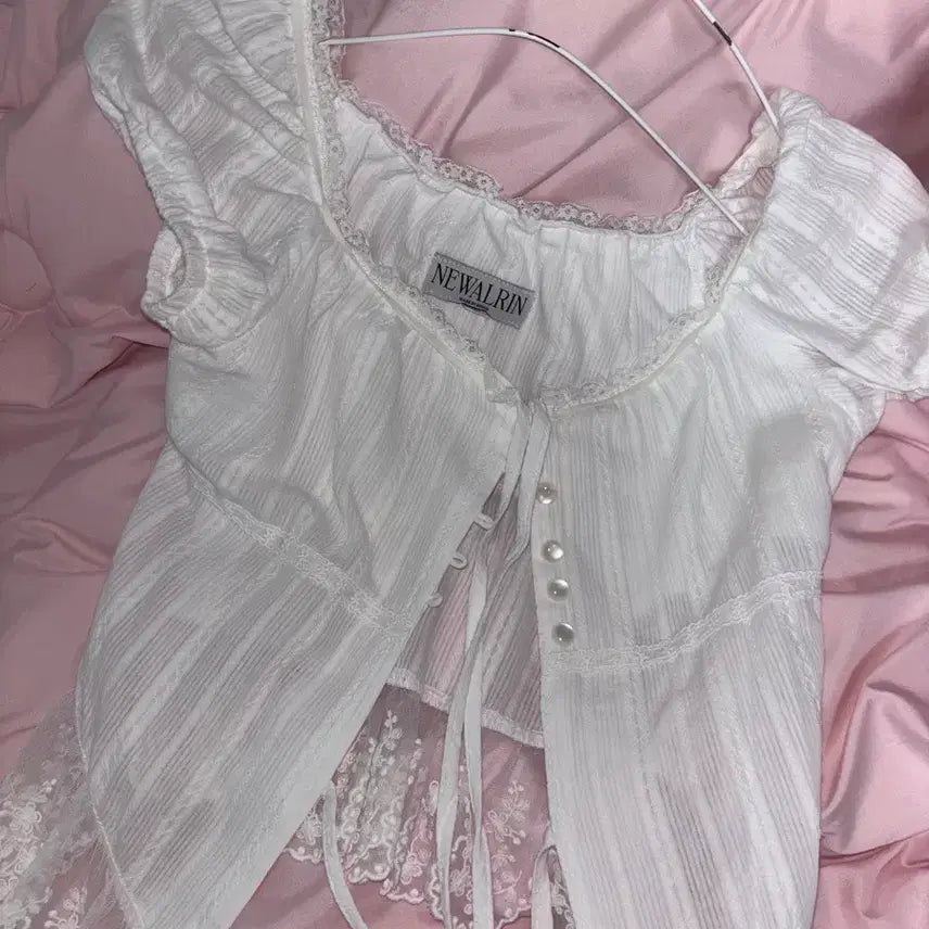 [BUNJANG] Newearlin Rosé Blouse Size S / 뉴얼린 로제 블라우스 S 교환/판매