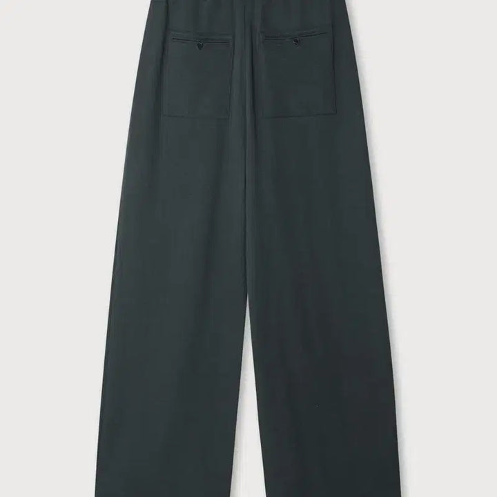 [BUNJANG] Ethos Rayon Belted Wide Pants Charcoal Medium / 에토스 RAYON BELTED WIDE PANTS / 차콜 미듐 새상품
