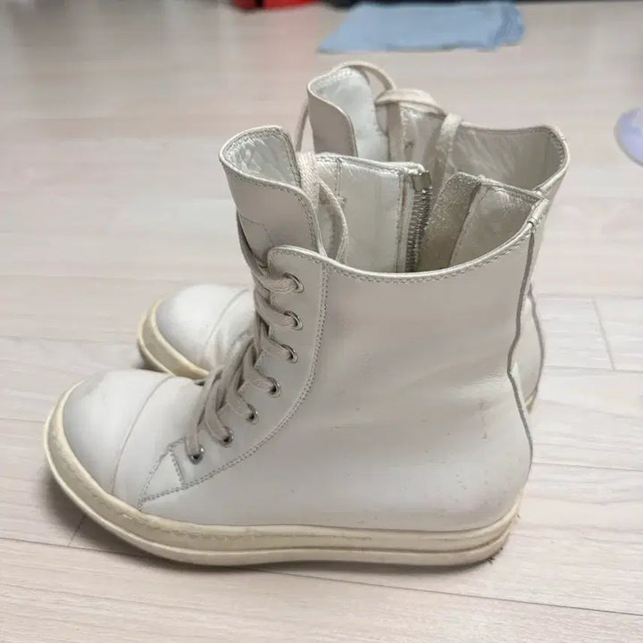 [BUNJANG] Rick Owens Design High-Top Sneakers / 릭오웬 디자인 하이탑