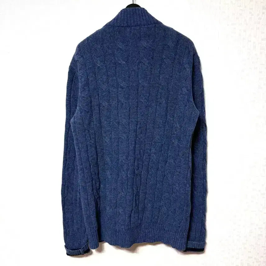 [BUNJANG] Beanpole Wool Half-Zip Knit Sweater / [L,100]빈폴 울 반집업 니트 스웨터 하프집업