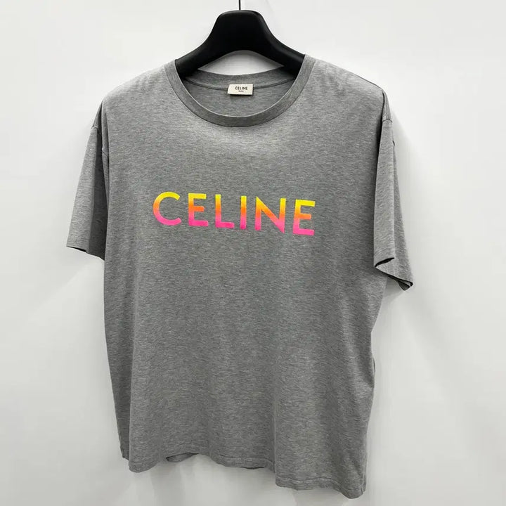 [BUNJANG] Celine Logo Short Sleeve T-Shirt Size S (95-100) / [ S(95-100) 사이즈 ] 셀린느 로고 반팔
