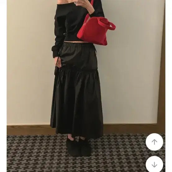 [BUNJANG] Maybe Baby Black Skirt / 메이비베이비 블랙 스커트