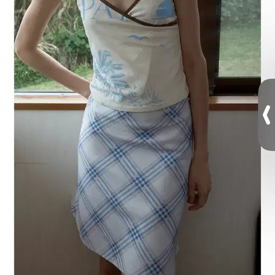 [BUNJANG] Check Pattern Skirt (Size S) / 기준 체크 스커트