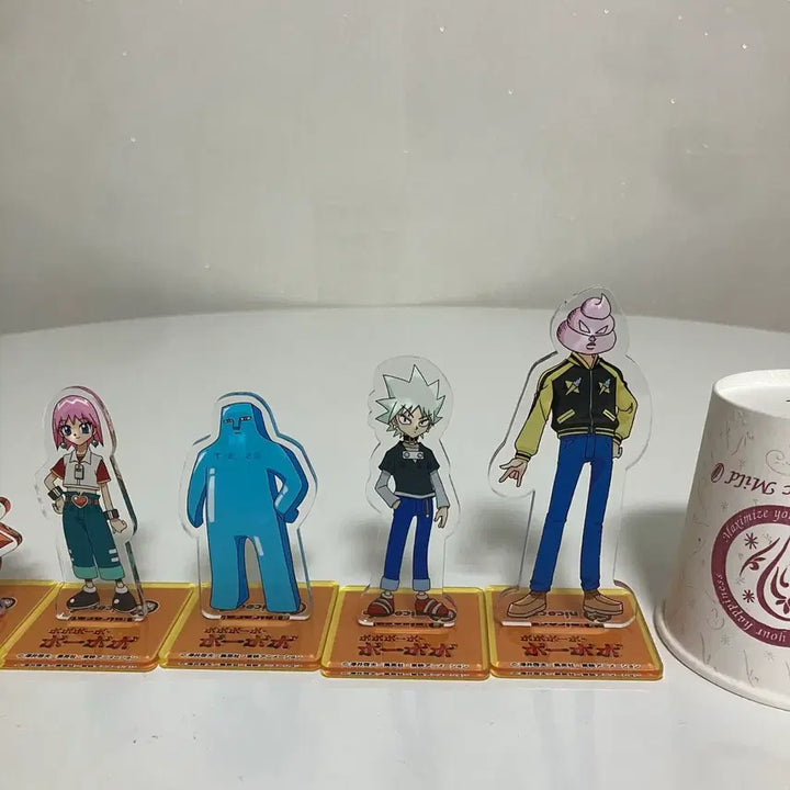 [BUNJANG] Bobobo-bo Bo-bobo Acrylic Stand Bundle Set / (일괄) 무적코털 보보보 아크릴 스탠드