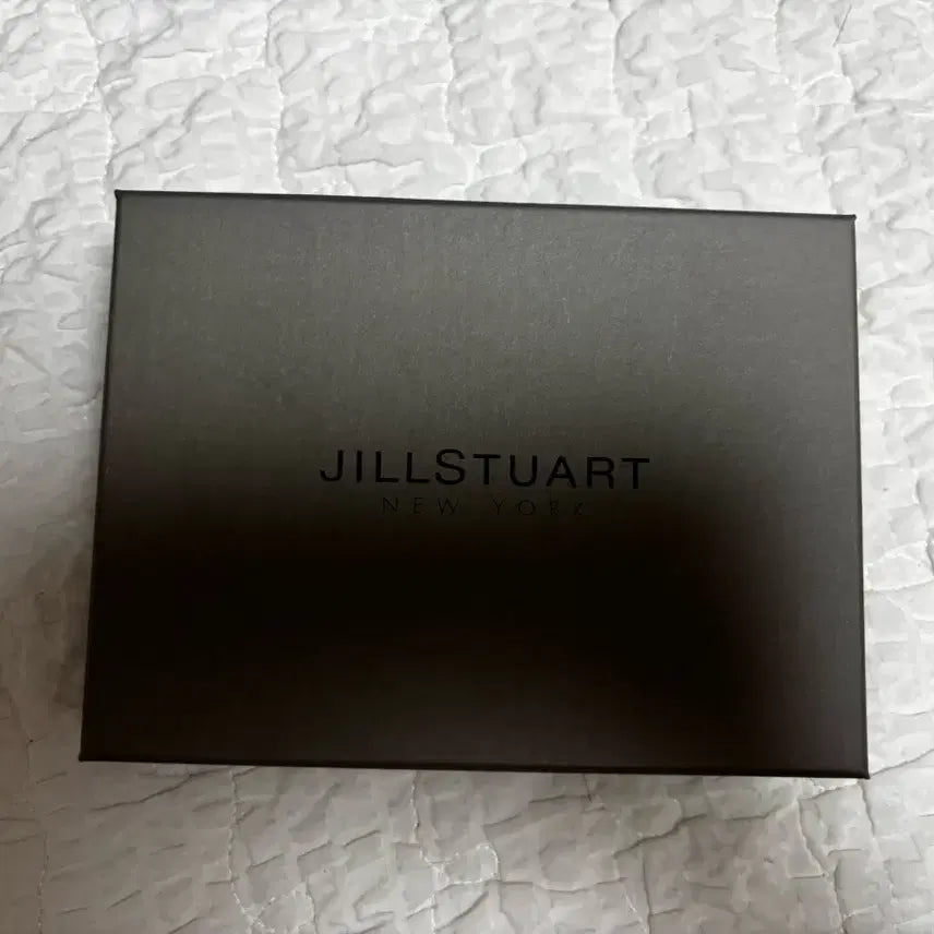 [BUNJANG] JILLSTUART Black Leather Card Holder / 질스튜어트 카드지갑