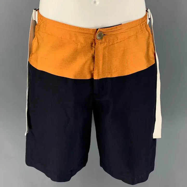 [BUNJANG] Dries Van Noten Strap Colorblock Shorts / 드리스반노튼 스트랩 컬러블록 쇼츠