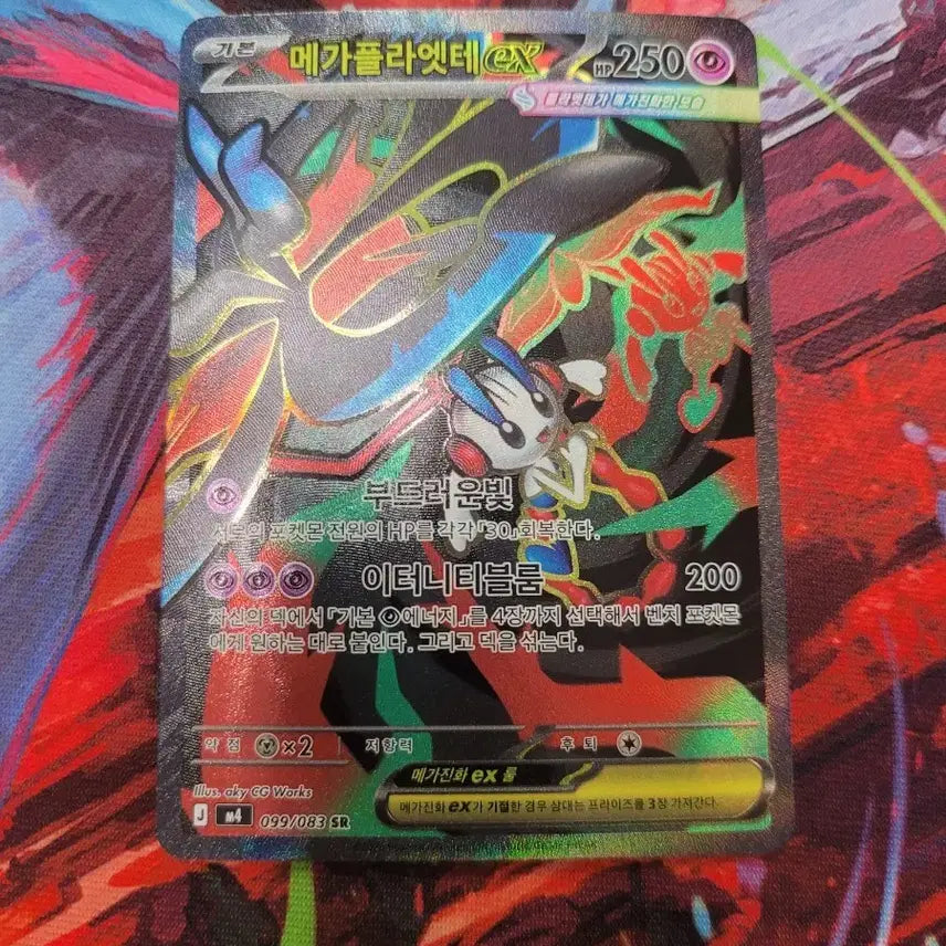 [BUNJANG] Pokemon Mega Ptaet EX Card M4 / 포켓몬 메가플라엣테 EX 카드 m4
