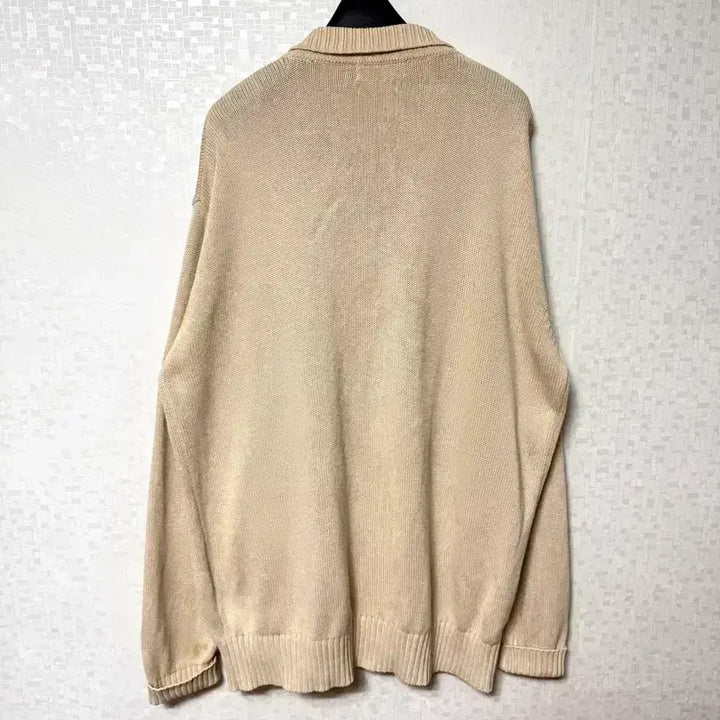[BUNJANG] Beanpole Collar Knit Sweater Oversized Fit / [XL,105]빈폴 카라 니트 스웨터 오버핏 beanpole