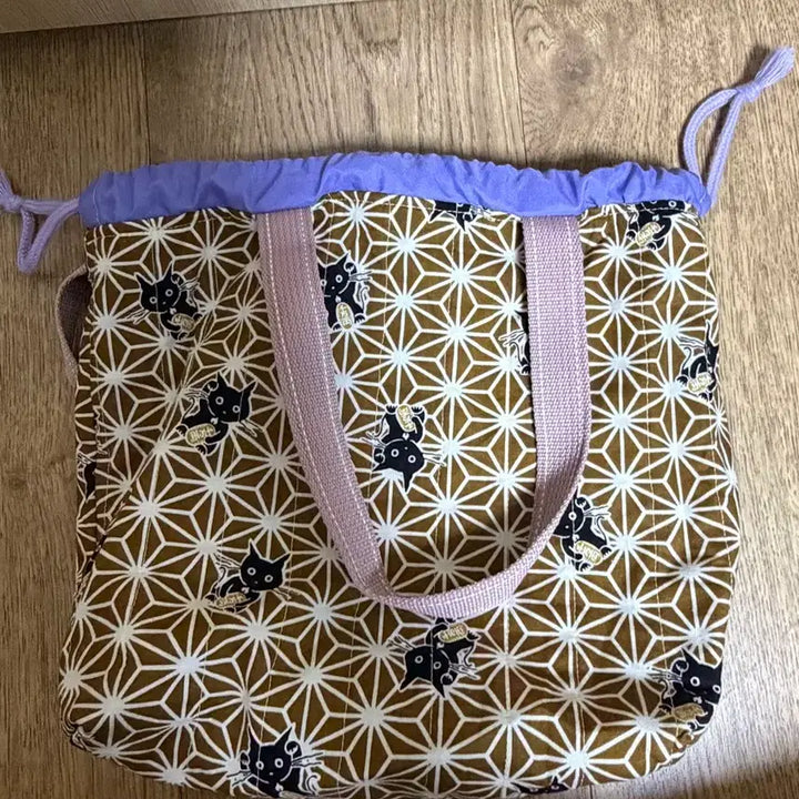 [BUNJANG] Mori Girl Cat Drawstring Bag / 모리걸 고양이 복조리 가방 하구미 스즈코