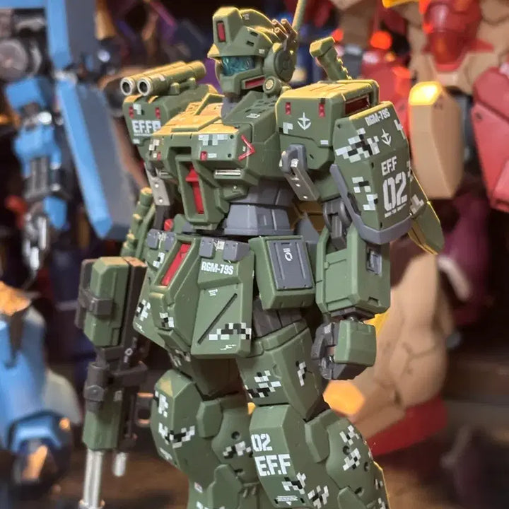 [BUNJANG] HG Jegan (Spartan Custom) Painted Complete Model / HG 짐스파르탄 도색 완성작