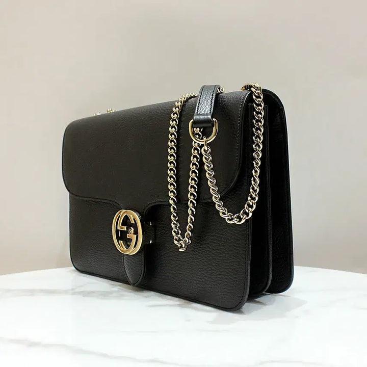 [BUNJANG] Gucci Interlocking Medium Shoulder Bag 510303 / [명품다올동래] 구찌 인터로킹 미듐 숄더백 510303