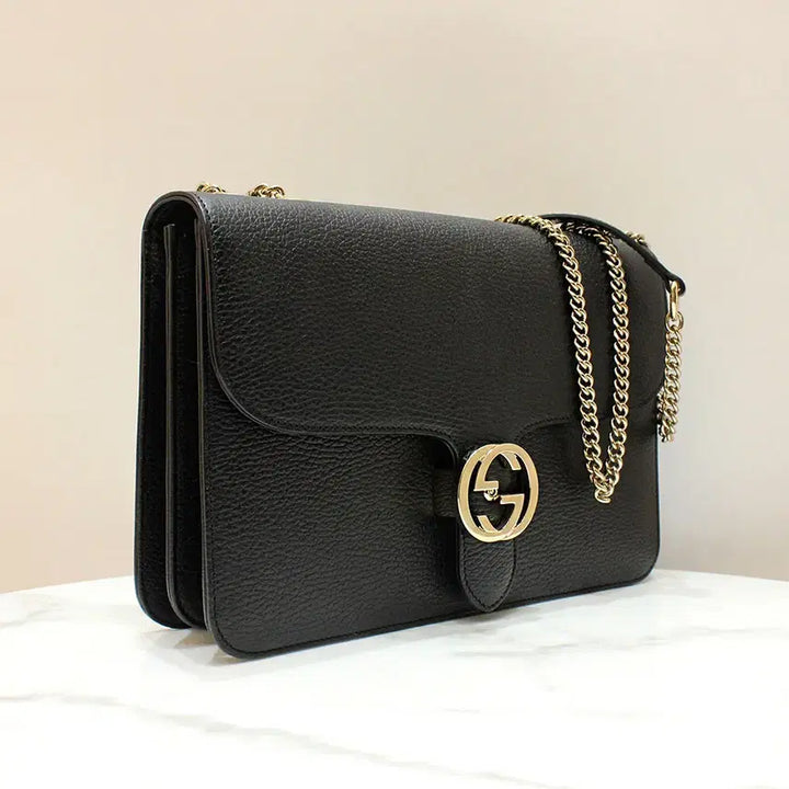 [BUNJANG] Gucci Interlocking Medium Shoulder Bag 510303 / [명품다올동래] 구찌 인터로킹 미듐 숄더백 510303