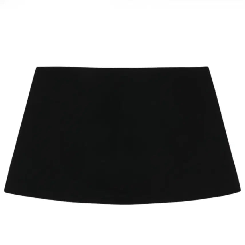 [BUNJANG] Bohemian Seoul Basic Low Mini Skirt Black M / 보헤미안서울 베이직 로우 미니스커트 블랙 M
