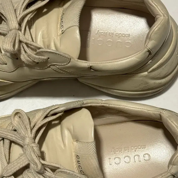 [BUNJANG] Gucci Logo Rhyton Sneakers / 구찌 띠로고 라이톤 스니커즈