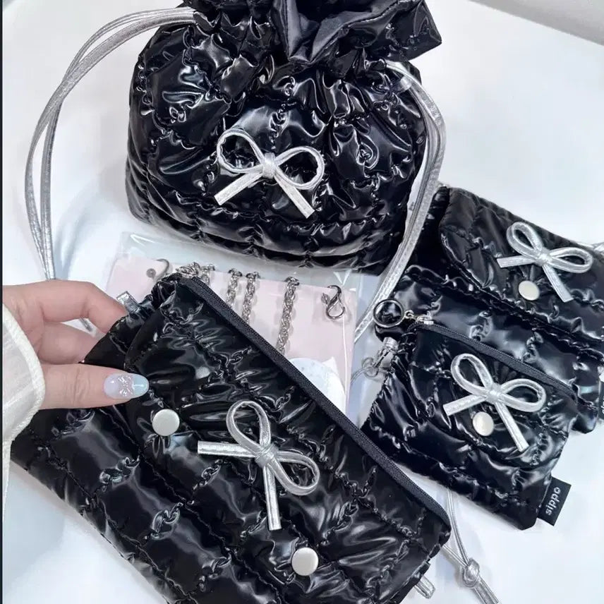 [BUNJANG] Sippo Cloud Balletcore Two-Way Pouch Card Holder / SIPPO) 구름 발레코어 투웨이파우치 카드지갑