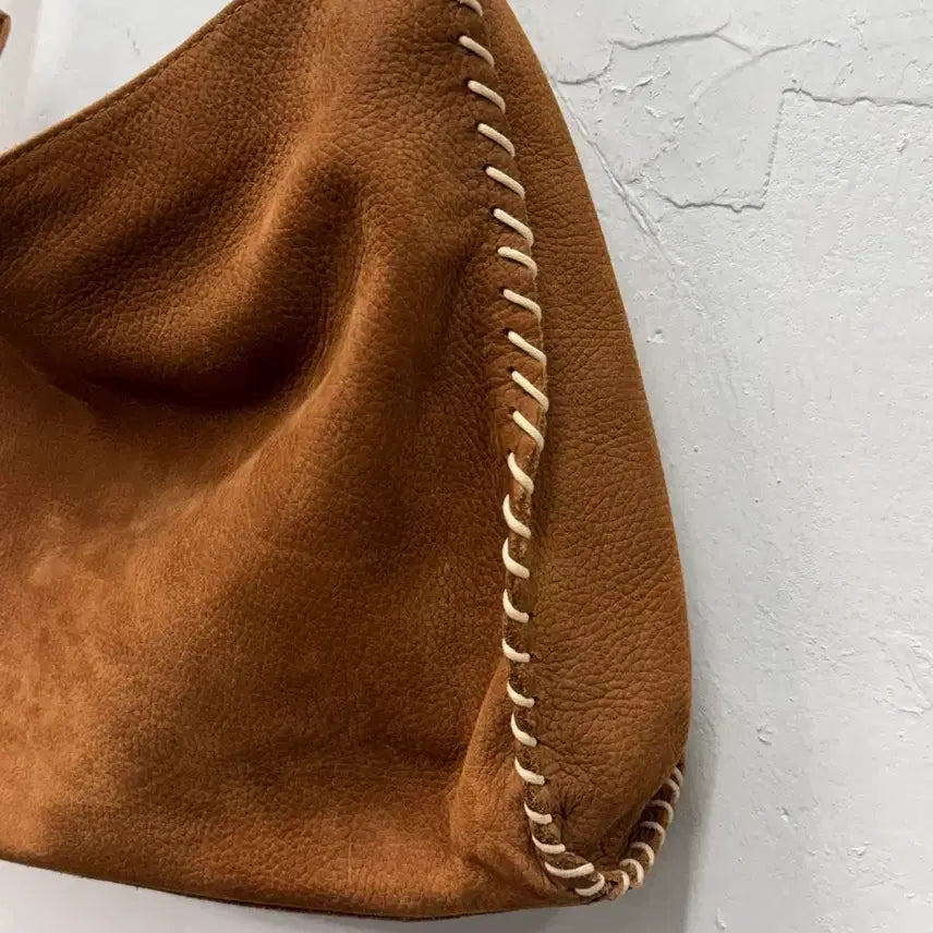 [BUNJANG] Italy Stitch Leather Hobo Bag / Italy Stitch Leather Hobo Bag