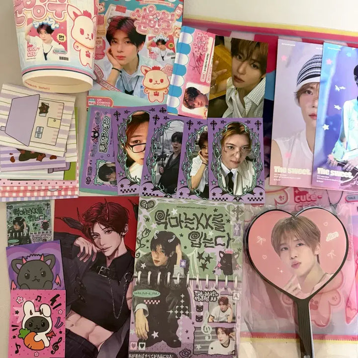 [BUNJANG] NCT WISH Sion Birthday Cafe Lucky Draw Bundle Set / nct wish 오시온 엔시티 위시 시온 생카 생일카페 특전 럭드 일괄