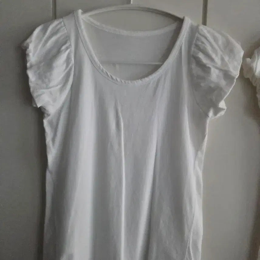 [BUNJANG] 3-Pack White Short Sleeve T-Shirts / 흰색 반팔 티셔츠 3장