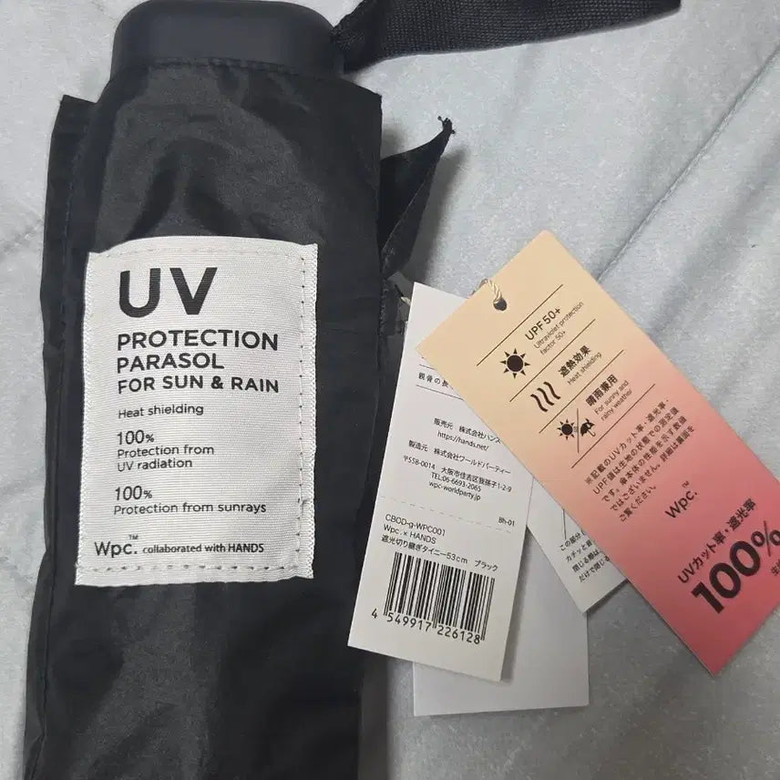 [BUNJANG] Wpc. UV Cut Umbrella Black / Wpc. UV 차단 양산 겸 우산 블랙(일본구입