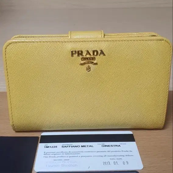 [BUNJANG] Prada Saffiano Bi-fold Wallet / 프라다 사피아노 반지갑/중지갑 정품S급(보증서O)