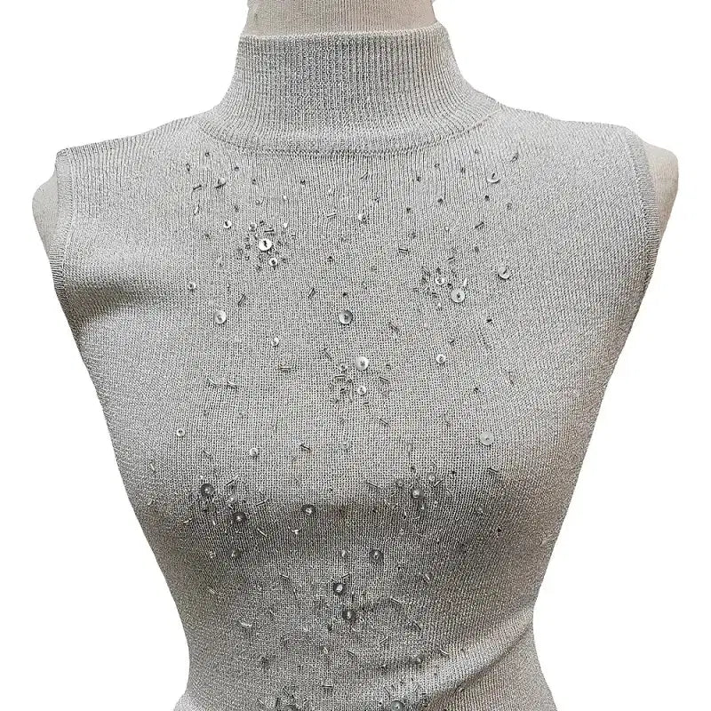 [BUNJANG] European Import Sleeveless Top Light Gray Rayon / 유럽수입 민소매 티 여 55 J5013