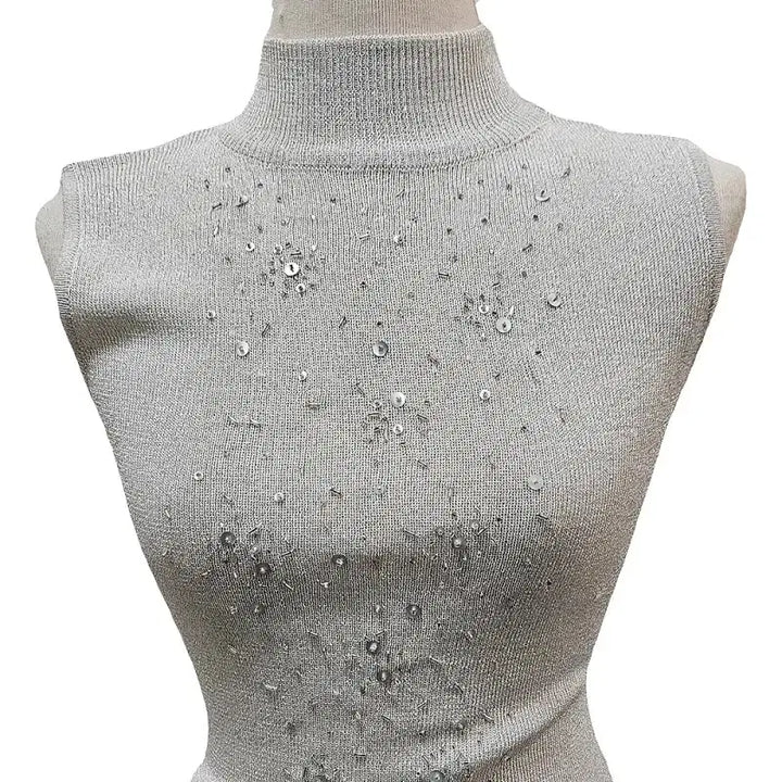[BUNJANG] European Import Sleeveless Top Light Gray Rayon / 유럽수입 민소매 티 여 55 J5013