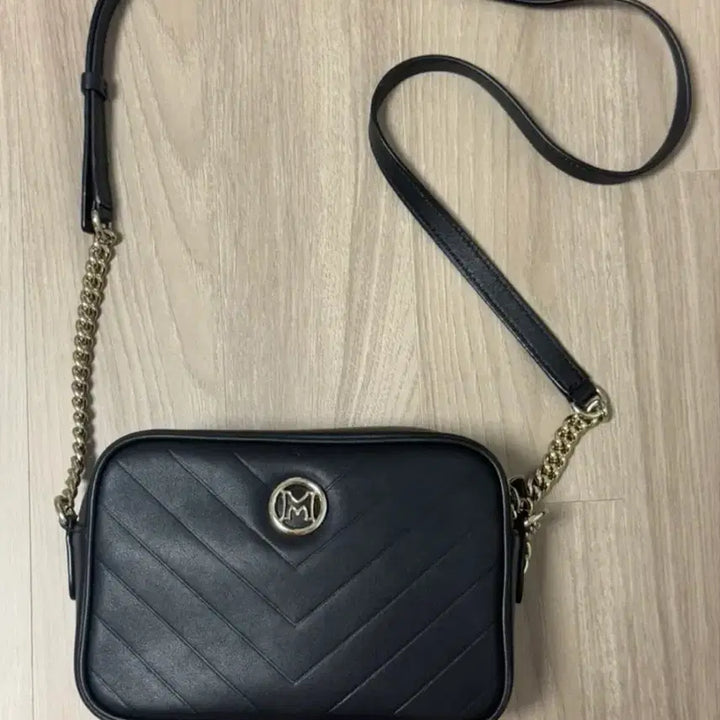 [BUNJANG] Metrog City Leather Shoulder Bag Black / 메트로시티 가방