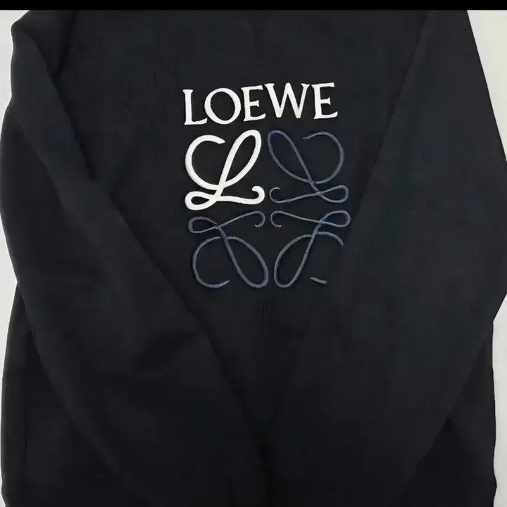 [BUNJANG] Loewe Logo Black Sweatshirt 2XL / 로에베 LOEWE 로고 블랙 맨투맨