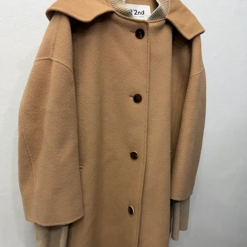 [BUNJANG] O2nd (Hansem) Cashmere Oversized Coat / 정품) O2nd 오즈세컨 한섬 오버핏 캐시미어 코트 2