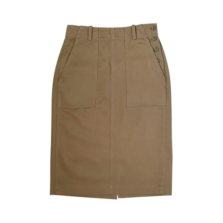 [BUNJANG] Polo Ralph Lauren Button Placket Skirt Size 0 / [0] 폴로 랄프로렌 버튼 플래킷 스커트