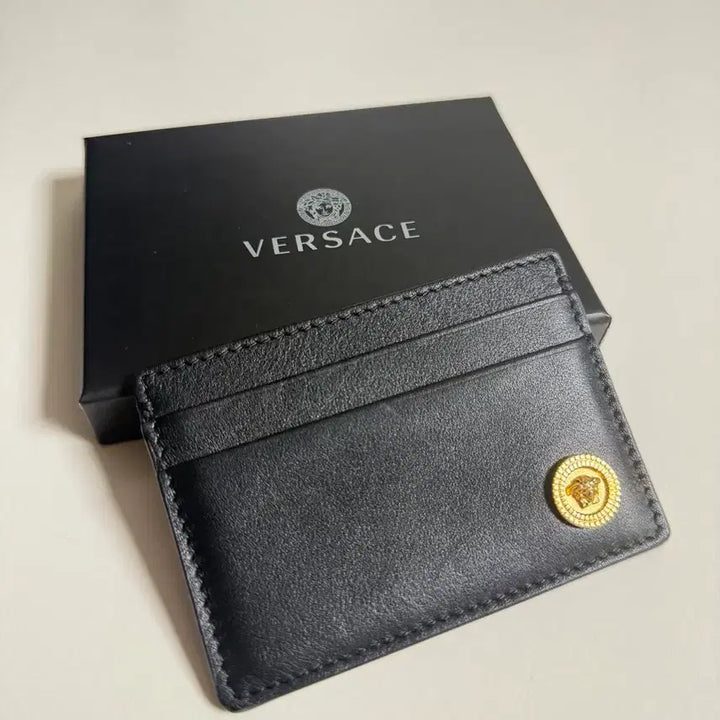 [BUNJANG] Versace Medusa Card Holder Black / 베르사체 매두사 카드지갑