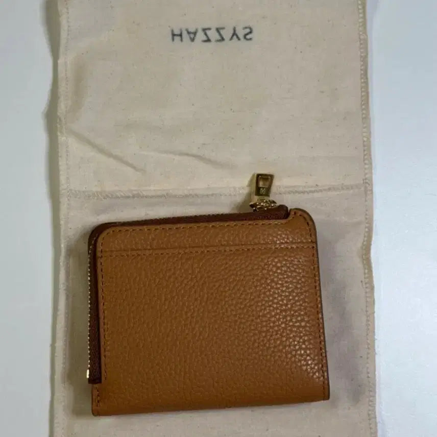 [BUNJANG] Hazzys Brown Bi-fold Wallet Leather / 헤지스 브라운 반지갑 (새상품)