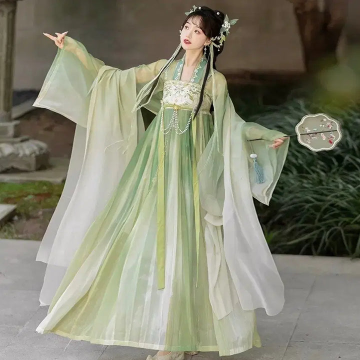 [BUNJANG] Hanfu XL Size Cosplay Costume (Traditional Chinese, Celestial Robe Style) / [판매/신품] 한푸 XL사이즈 (고전,중국풍,선녀옷,코스프레)