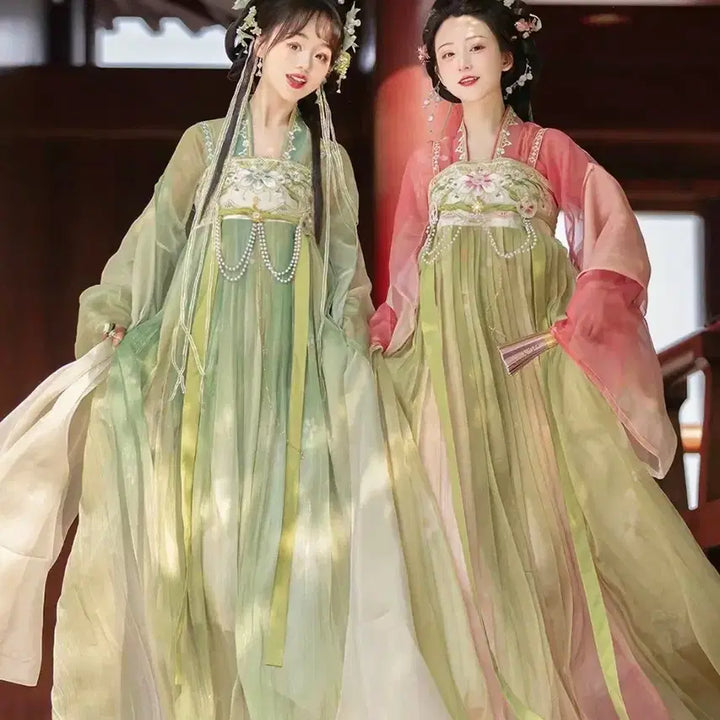 [BUNJANG] Hanfu XL Size Cosplay Costume (Traditional Chinese, Celestial Robe Style) / [판매/신품] 한푸 XL사이즈 (고전,중국풍,선녀옷,코스프레)
