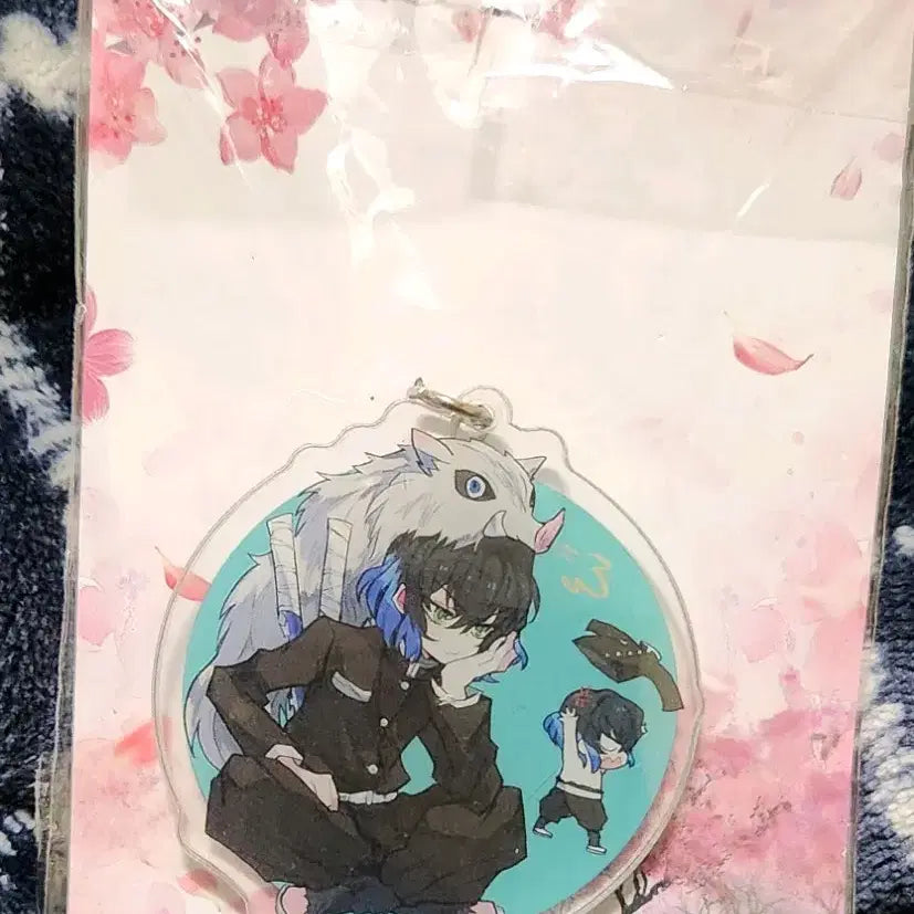 [BUNJANG] Demon Slayer Rengoku Kyojuro, Hashibira Inosuke Unofficial Acrylic Keychain / 귀멸의 칼날 렌고쿠, 이노스케 비공식 아크릴 키링