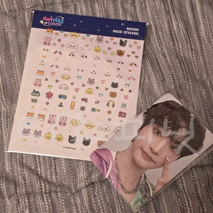 [SOLD OUT] [BUNJANG] Ateez Aniteez Micro Deco Sticker Seonghwa / 에이티즈 애니티즈 마이크로 데코 스티커 성화 ateez seonghwa