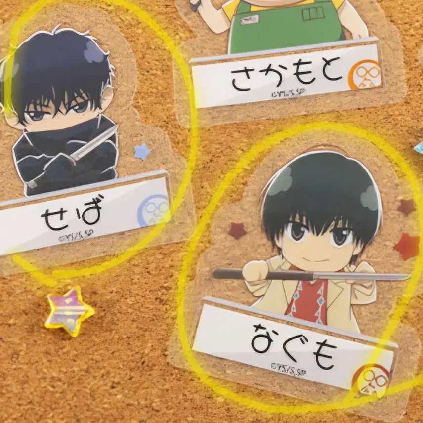 [BUNJANG] Sakamoto Days Die-Cut Clear Sticker Set (Nagumo, Seba Natsuki) / [사카모토데이즈] 다이컷 클리어 스티커 (나구모, 세바 나츠키)