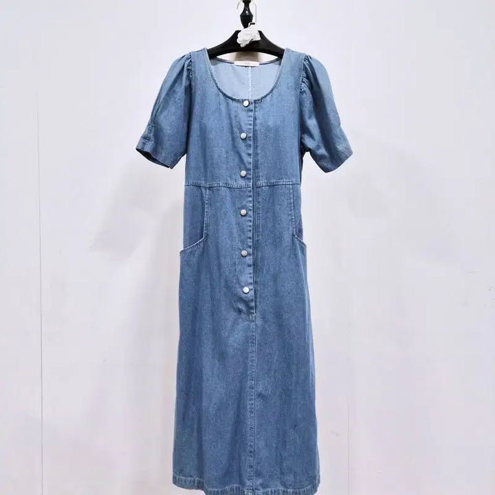 [BUNJANG] Coming Jay Denim Dress / 커밍제이 데님 원피스