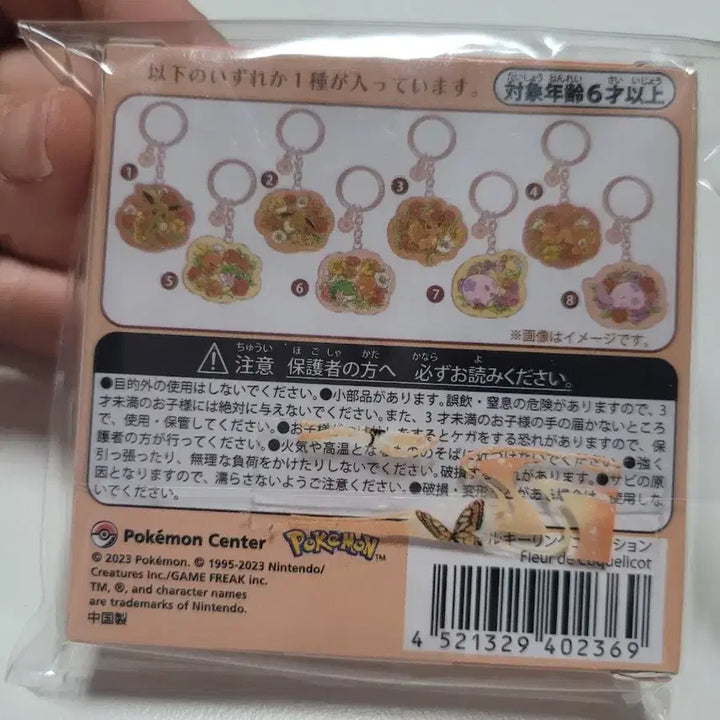 [BUNJANG] SIXTEIL Fleur de Coquelicot Pocket Keychain / 식스테일 Fleur de Coquelicot포켓몬 키링