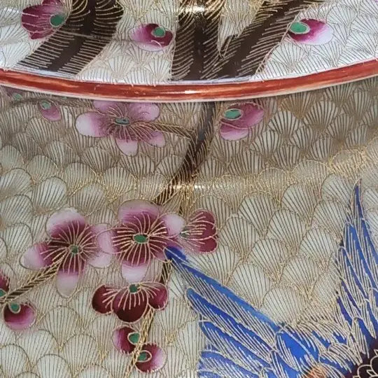 [BUNJANG] Qing Dynasty Qianlong Period Gilt-Decorated Porcelain Vase with Bird and Flower Motif / 대청 건륭년제 각화전금 화조문 대관 높이45센치 중국도자기 고도자 골통품