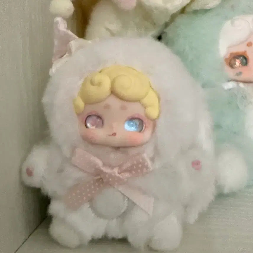 [BUNJANG] Bamtooki Whitey Mini Two-Eye Box Card Keyring / 밤토끼 미니 투눈 흰둥이 박스 카드 키링
