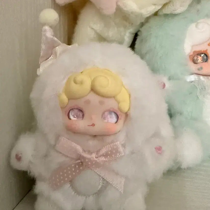 [BUNJANG] Bamtooki Whitey Mini Two-Eye Box Card Keyring / 밤토끼 미니 투눈 흰둥이 박스 카드 키링