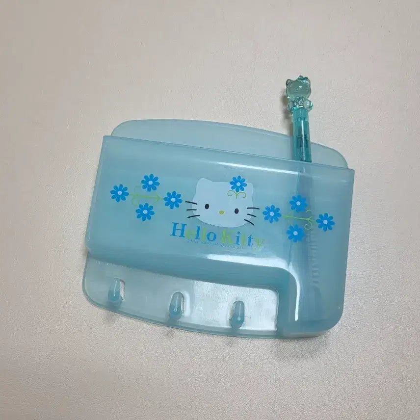 [BUNJANG] Classic Hello Kitty Floral Magnet Pen Holder Hook / 고전키티 꽃키티 마그넷 펜꽂이 자석후크 자석걸이