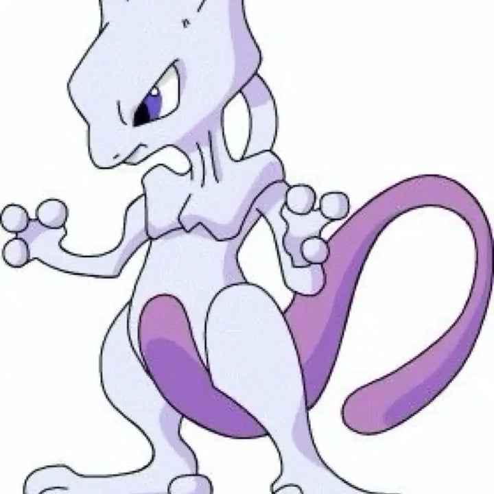[BUNJANG] Pokemon 30th Anniversary Mewtwo Sticker / 포켓몬스터 30주년 뮤츠 스티커