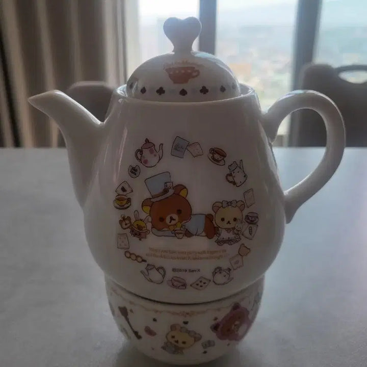 [BUNJANG] Rilakkuma Teapot and Teacup Set / 리락쿠마 티포트 찻잔세트