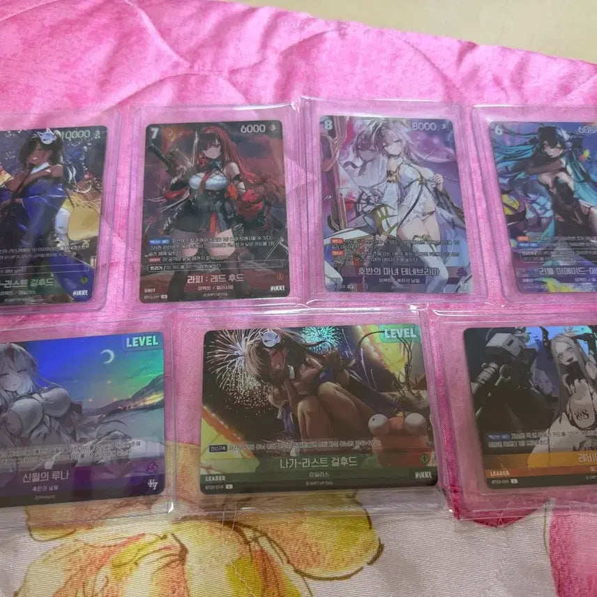 [BUNJANG] Nier: Automata NIKKE UR Leader Card Set / 니벨아레나 니케 ur카드 리더카드 모음 판매