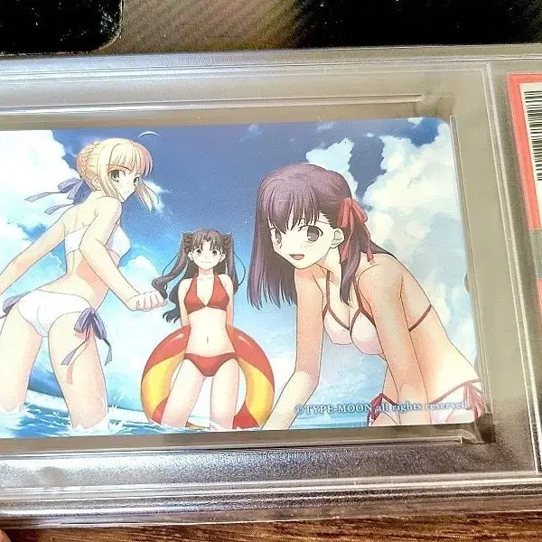 [BUNJANG] TYPE-MOON Saber, Rin, Sakura Phone Card PSA 8 / TYPE-MOON 세이버 린 사쿠라 폰카드 psa8
