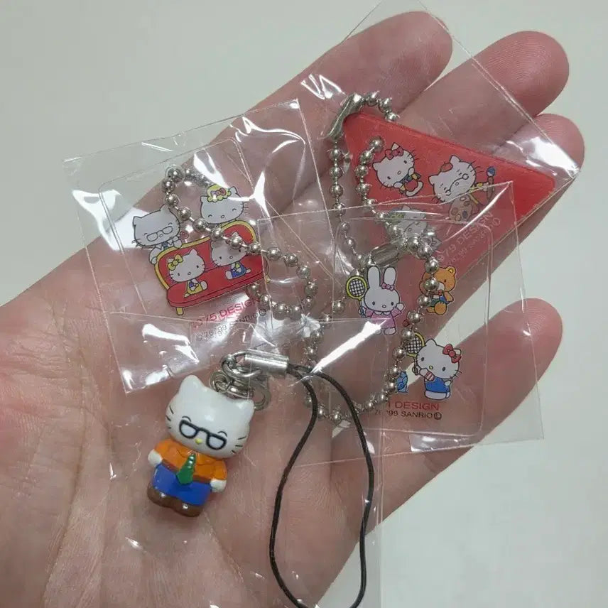 [BUNJANG] Classic Kitty Keyring Set / 고전키티 키링세트