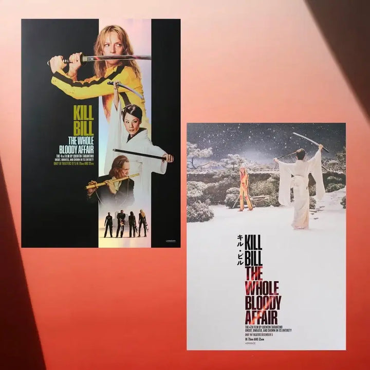 [BUNJANG] Kill Bill Artgraphy Set with Original Ticket / 일괄)킬빌 아트그라피+오리지널 티켓